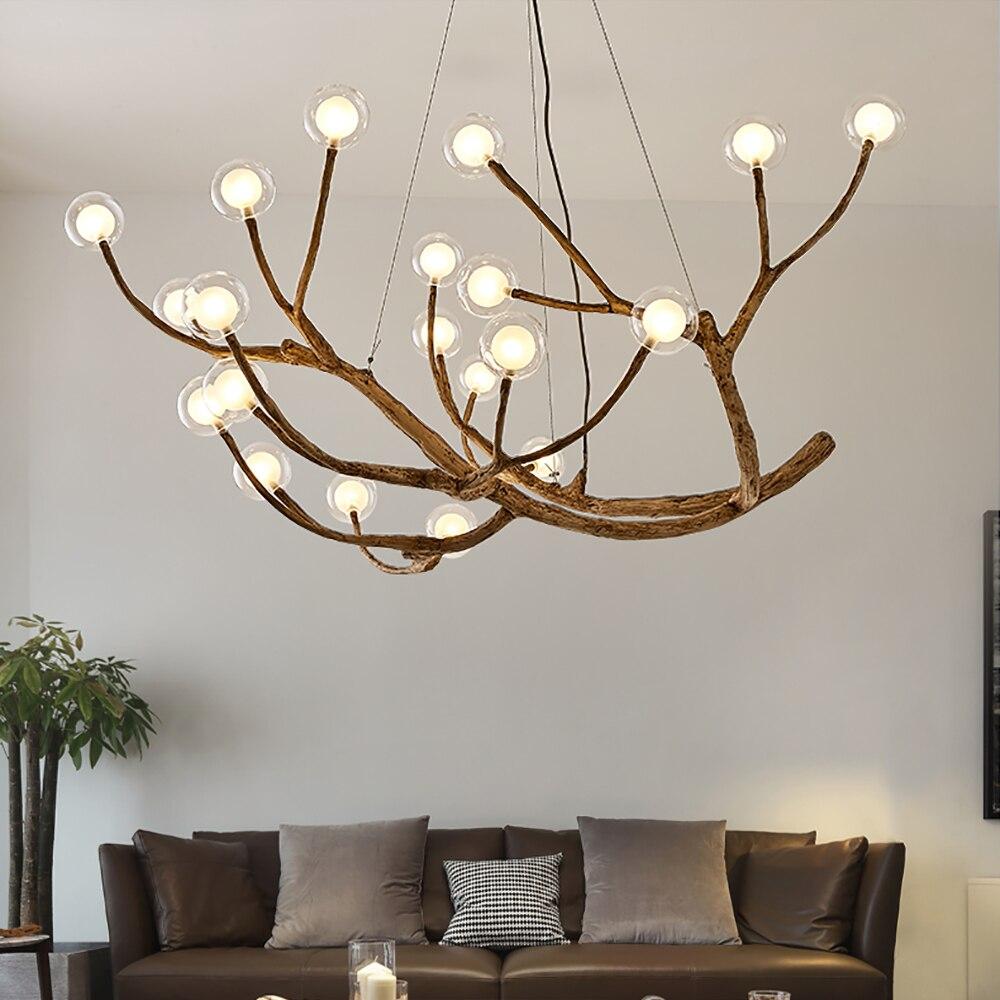 Elegant Nordic LED Branch Chandelier – Luxury Modern Lighting